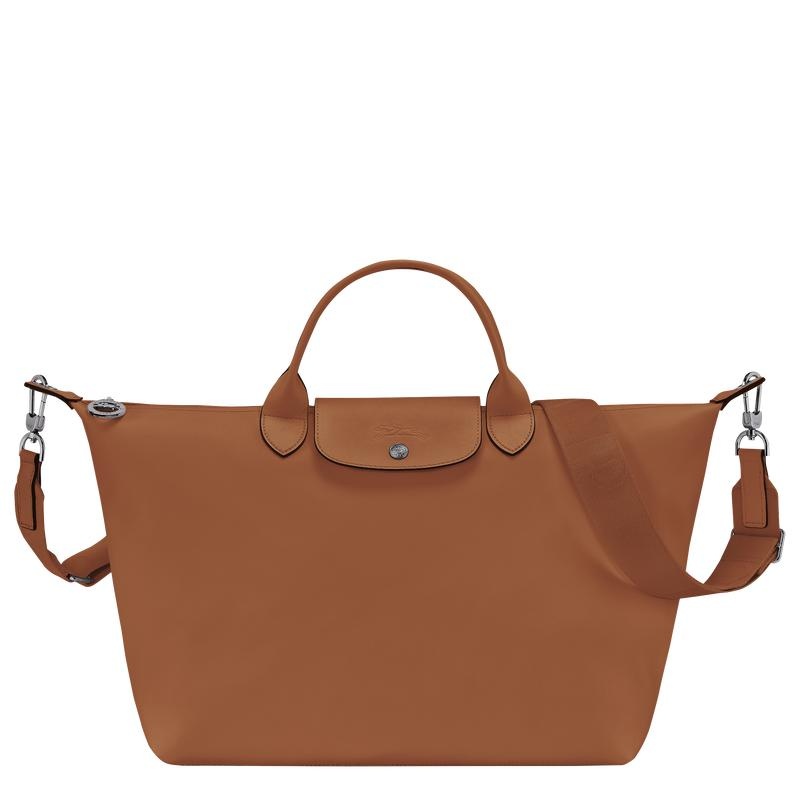 Longchamp Le Pliage Xtra L Men\'s Handbags Cognac Brown | OVK-104829