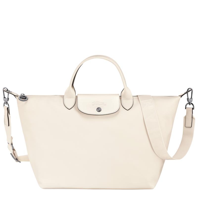 Longchamp Le Pliage Xtra L Women\'s Handbags Ecru White | AVG-892574