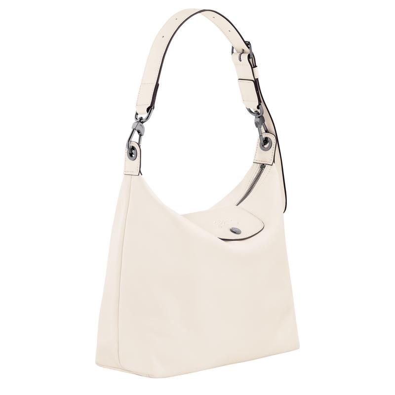 Longchamp Le Pliage Xtra M Women's Hobo Bags Ecru White | SBQ-647290