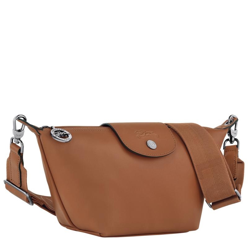 Longchamp Le Pliage Xtra XS Men's Crossbody Bags Cognac Brown | RCP-748962