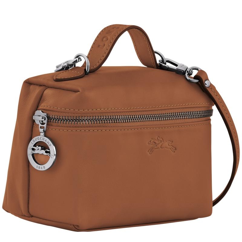 Longchamp Le Pliage Xtra XS Vanity Women's Crossbody Bags Cognac Brown | EDZ-378256