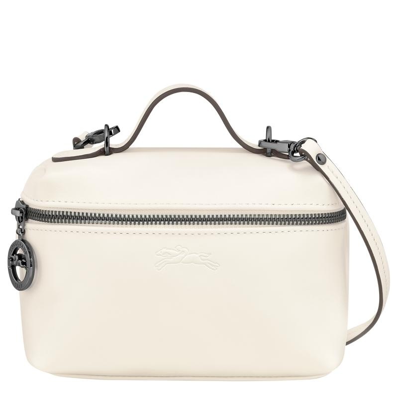 Longchamp Le Pliage Xtra XS Vanity Women\'s Crossbody Bags Ecru White | ZUJ-365408