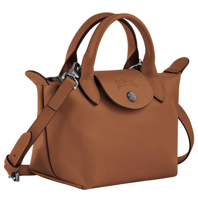 Longchamp Le Pliage Xtra XS Women's Handbags Cognac Brown | NIR-135269