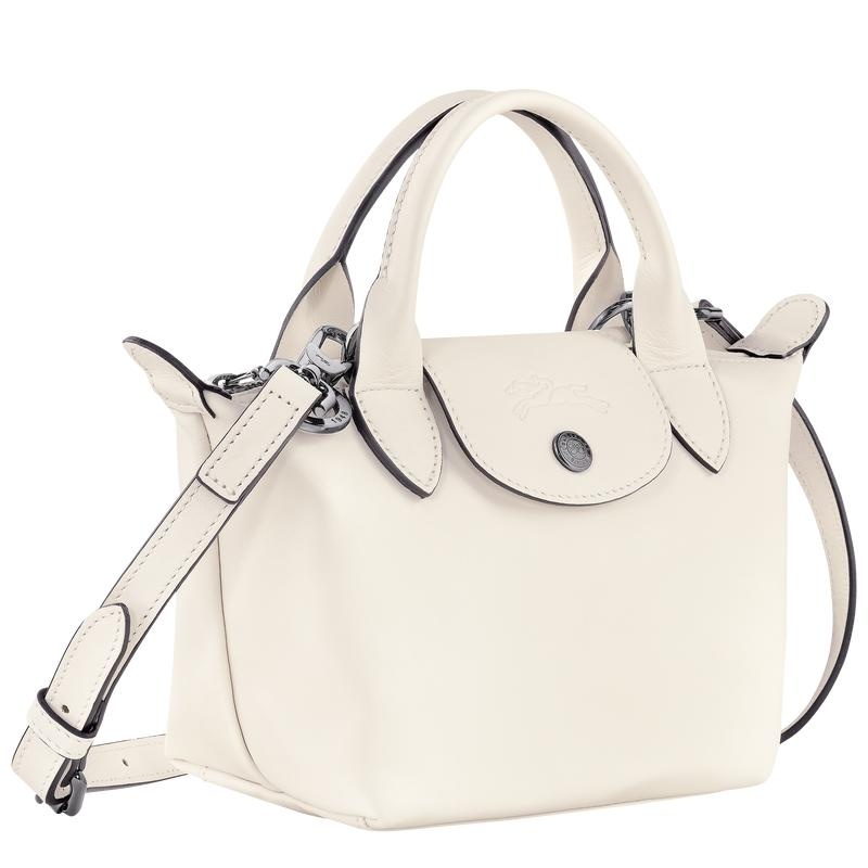 Longchamp Le Pliage Xtra XS Women's Handbags Ecru White | XIA-607438