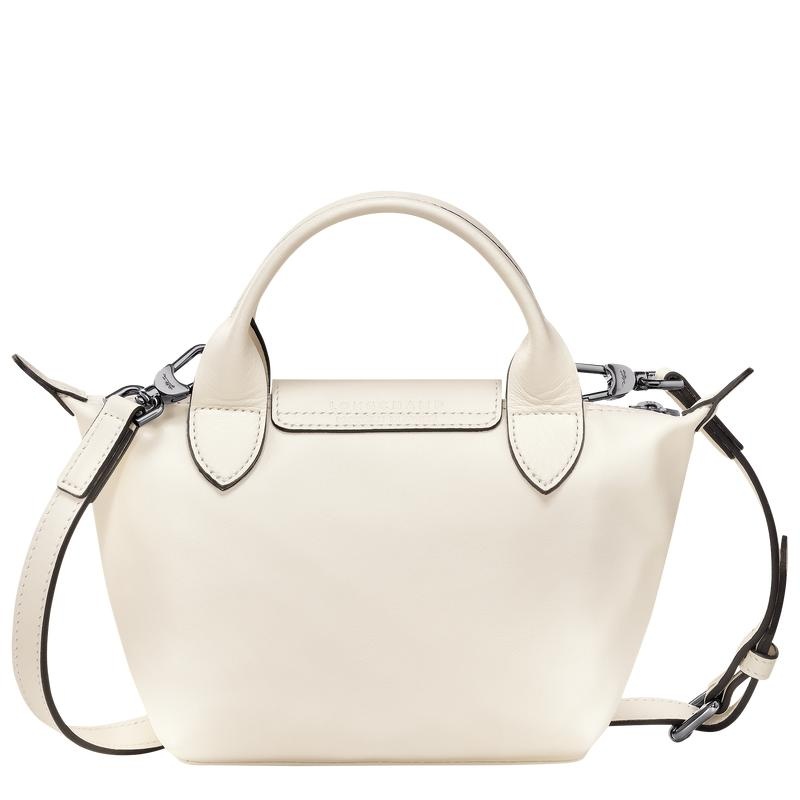 Longchamp Le Pliage Xtra XS Women's Handbags Ecru White | XIA-607438