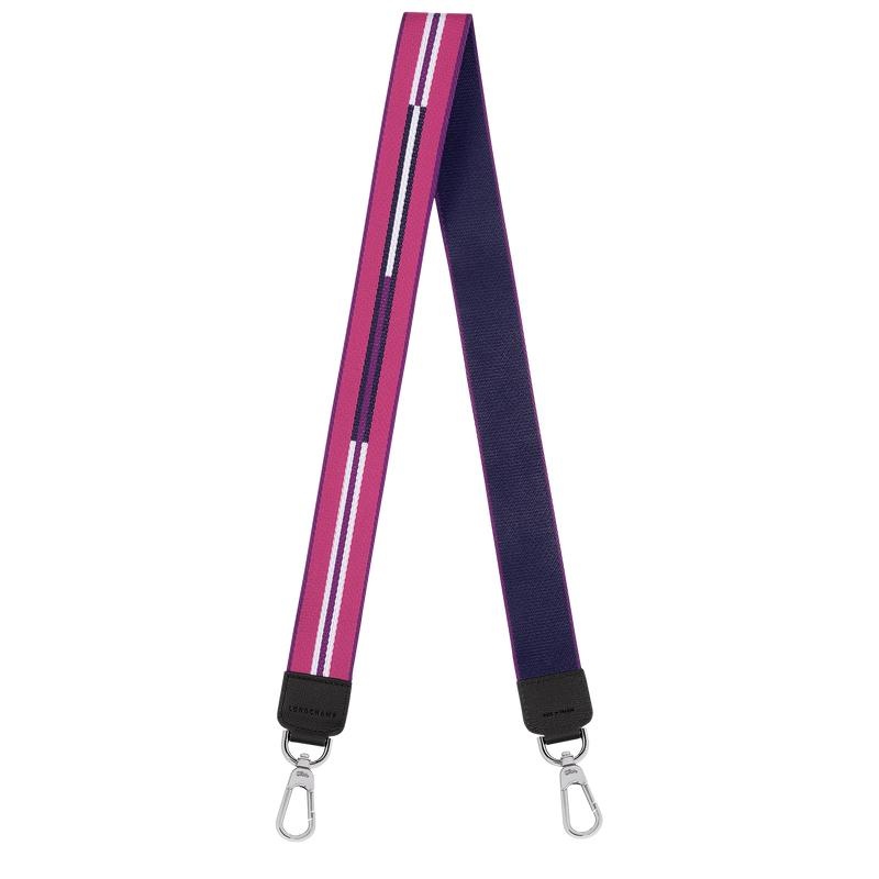 Longchamp Rayures Men\'s Shoulder Straps Violet Purple | SZH-672514