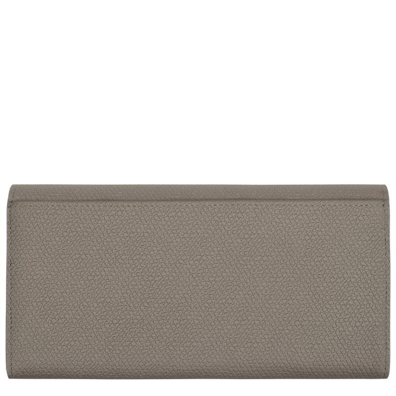 Longchamp Roseau Continental Women's Wallets Turtledove Grey | SYW-908674