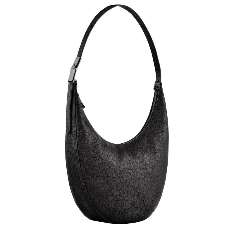 Longchamp Roseau Essential L Women's Crossbody Bags Black | DLI-695021