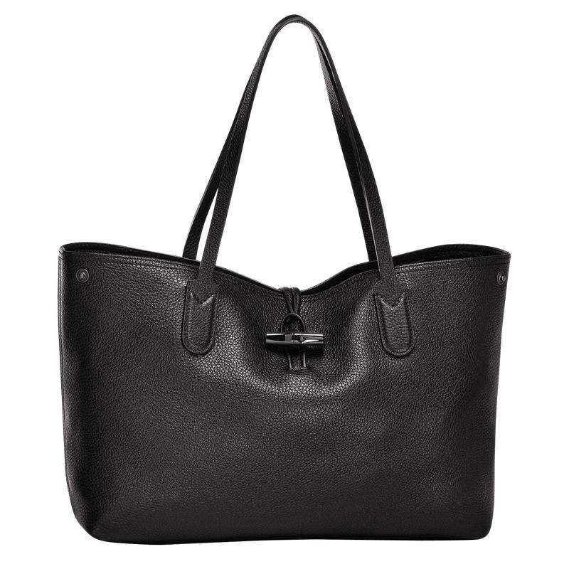 Longchamp Roseau Essential L Women\'s Tote Bag Black | AVN-091278