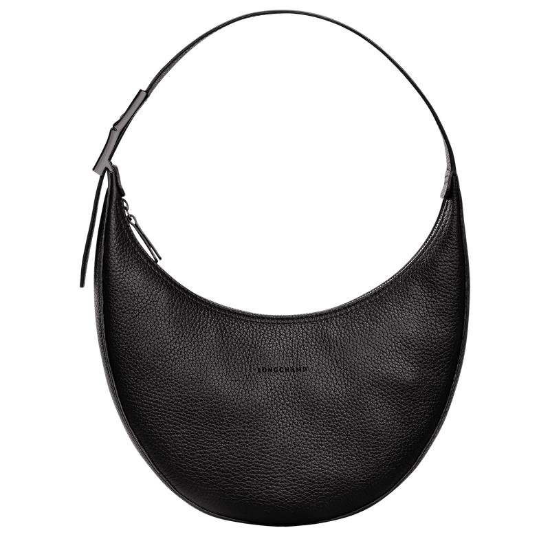 Longchamp Roseau Essential M Women\'s Hobo Bags Black | XAC-134829