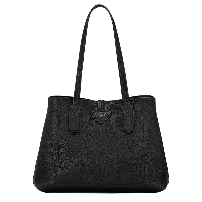 Longchamp Roseau Essential M Women's Tote Bag Black | OYD-174906