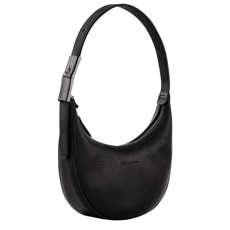 Longchamp Roseau Essential S Women's Hobo Bags Black | GWX-029357