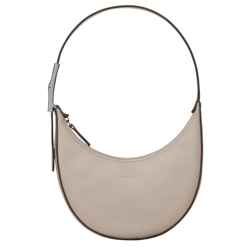 Longchamp Roseau Essential S Women\'s Hobo Bags Clay Grey | BFN-968205