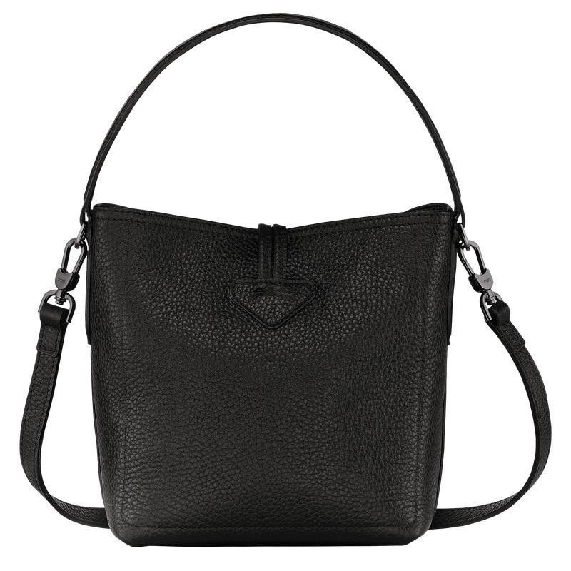 Longchamp Roseau Essential XS Women's Bucket Bag Black | ATH-218309