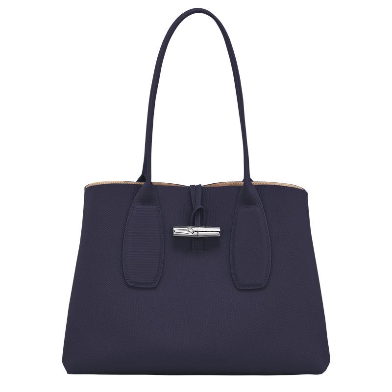 Longchamp Roseau L Women\'s Tote Bag Bilberry Purple | IBR-406218