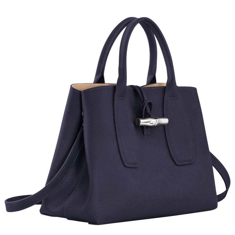 Longchamp Roseau M Women's Handbags Bilberry Purple | LOP-026537