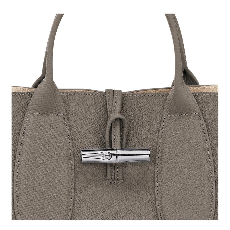 Longchamp Roseau M Women's Handbags Turtledove Grey | AIF-123690