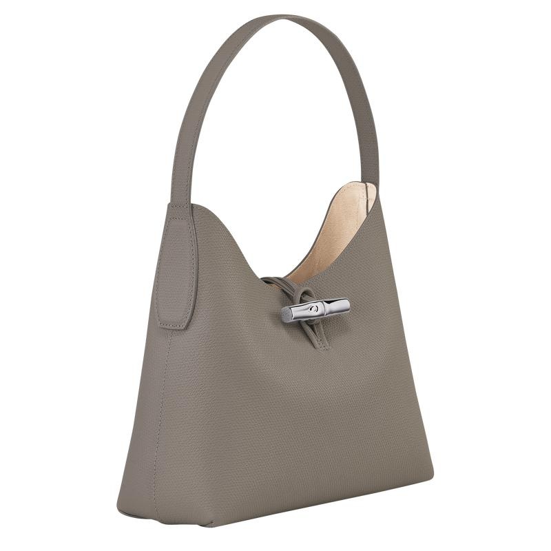 Longchamp Roseau M Women's Hobo Bags Turtledove Grey | ZMD-750342