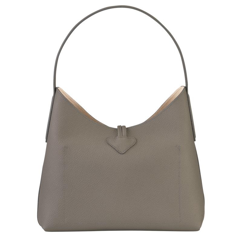 Longchamp Roseau M Women's Hobo Bags Turtledove Grey | ZMD-750342