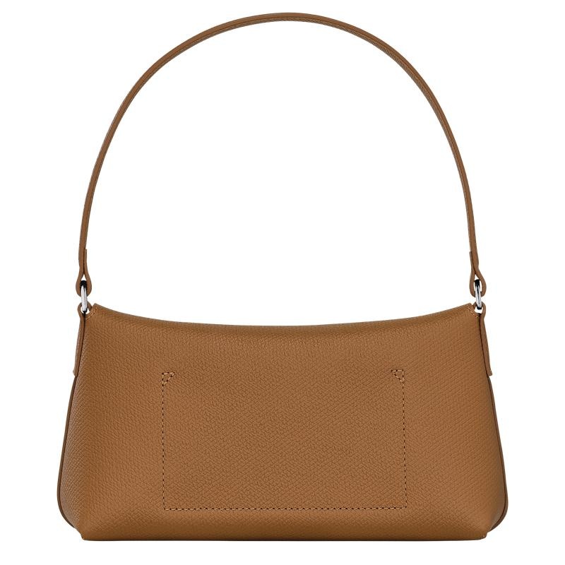 Longchamp Roseau S Women's Hobo Bags Natural Brown | MWY-237451