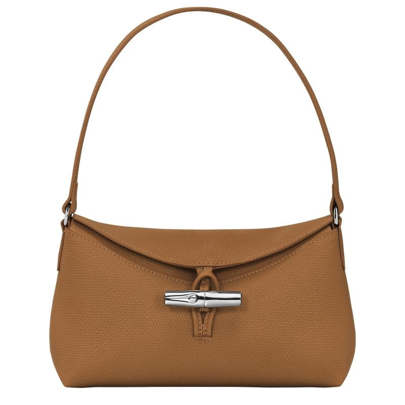 Longchamp Roseau S Women\'s Hobo Bags Natural Brown | MWY-237451