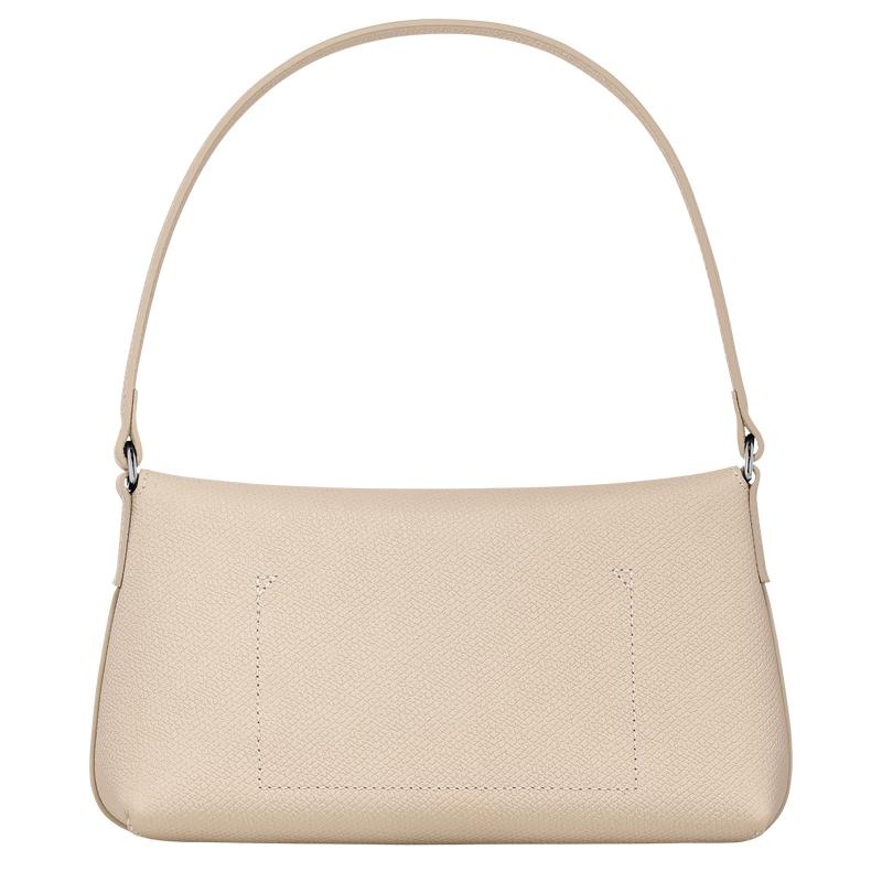 Longchamp Roseau S Women's Hobo Bags Paper White | SXI-536810