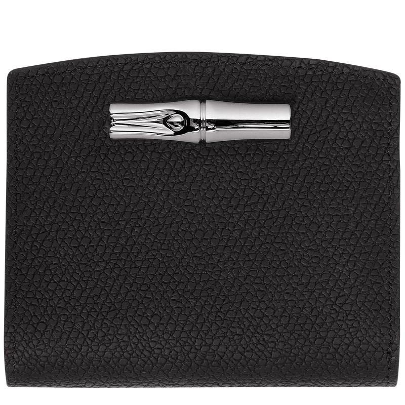 Longchamp Roseau Women\'s Wallets Black | URE-754092