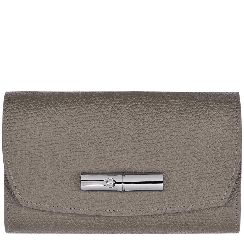 Longchamp Roseau Women\'s Wallets Turtledove Grey | WGS-542609