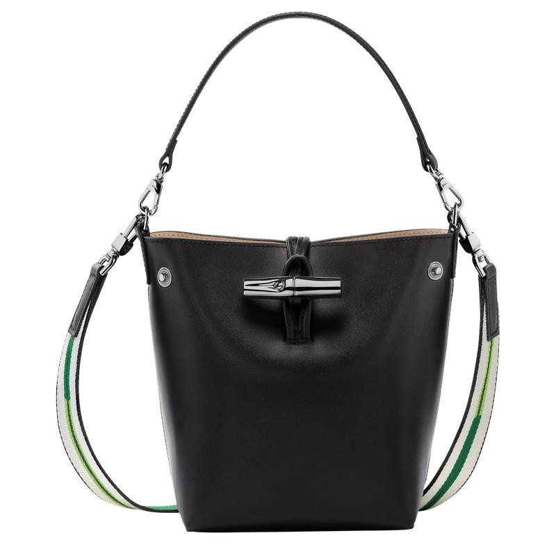 Longchamp Roseau XS Women\'s Bucket Bag Black | OIW-985730