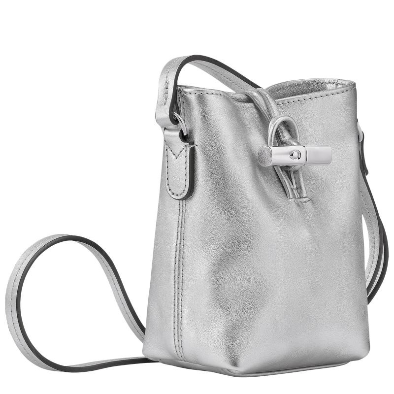 Longchamp Roseau XS Women's Crossbody Bags Silver | RLI-305418