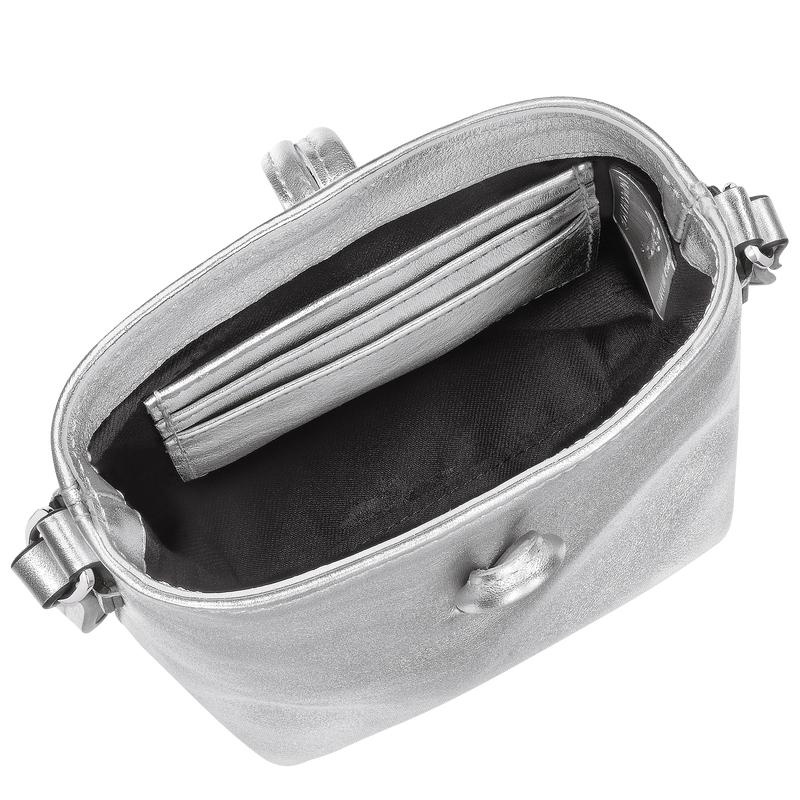 Longchamp Roseau XS Women's Crossbody Bags Silver | RLI-305418