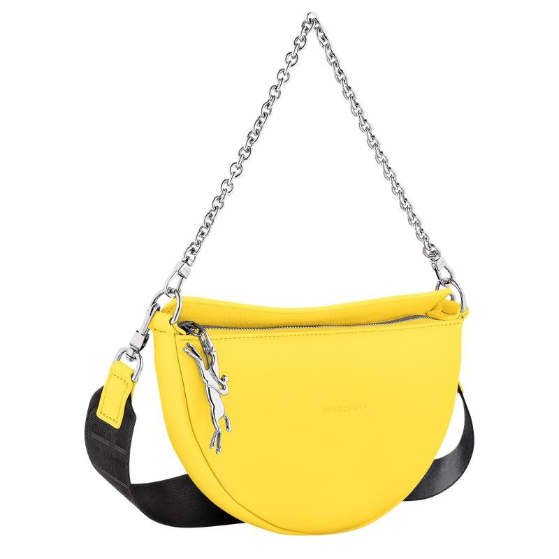 Longchamp Smile S Women's Crossbody Bags Yellow | POK-143782