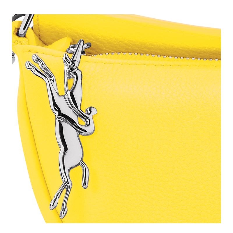 Longchamp Smile S Women's Crossbody Bags Yellow | POK-143782