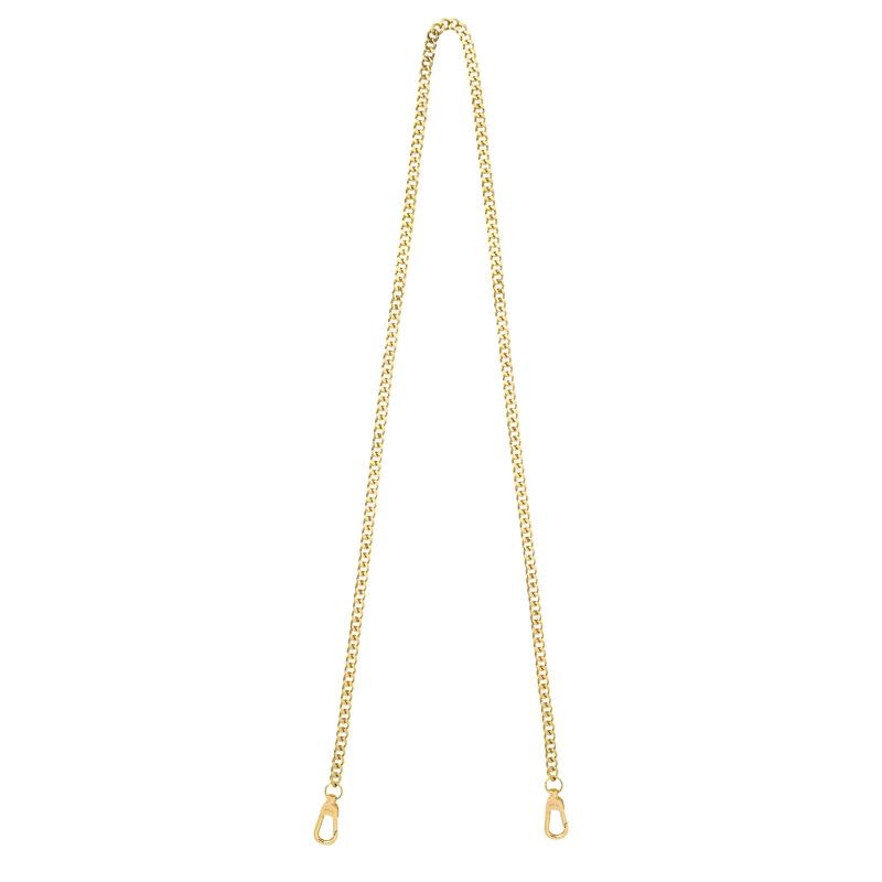 Longchamp chaîne Women\'s Shoulder Straps Very pale gold | AUW-614908