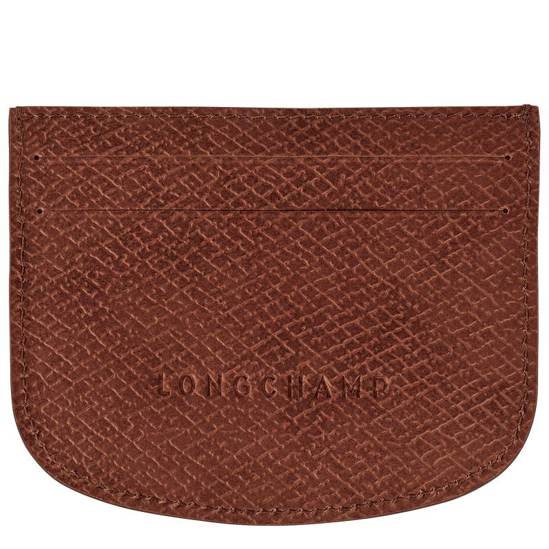 Longchamp Épure Men's Cardholders Brown | KQU-786203