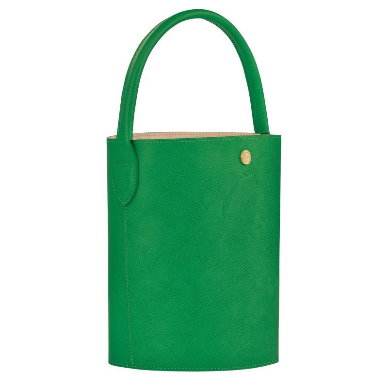 Longchamp Épure S Women's Bucket Bag Green | SDL-607958