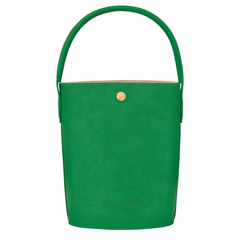 Longchamp Épure S Women's Bucket Bag Green | SDL-607958