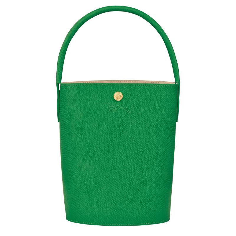 Longchamp Épure S Women\'s Bucket Bag Green | SDL-607958