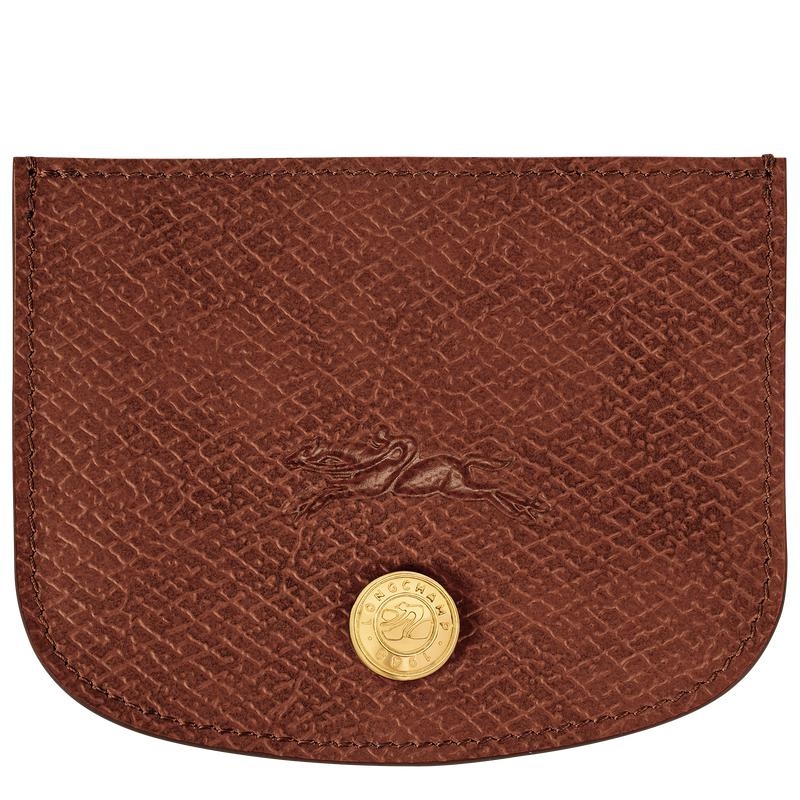 Longchamp Épure Women\'s Cardholders Brown | NPY-395801