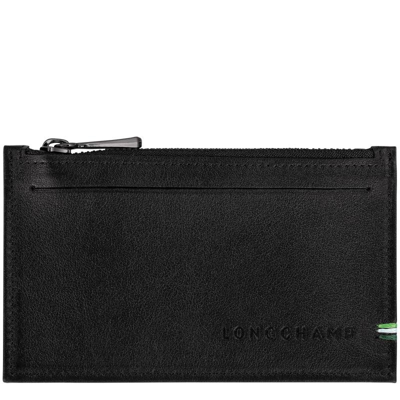 Longchamp sur Seine Men\'s Coin Purses Black | IQX-632497