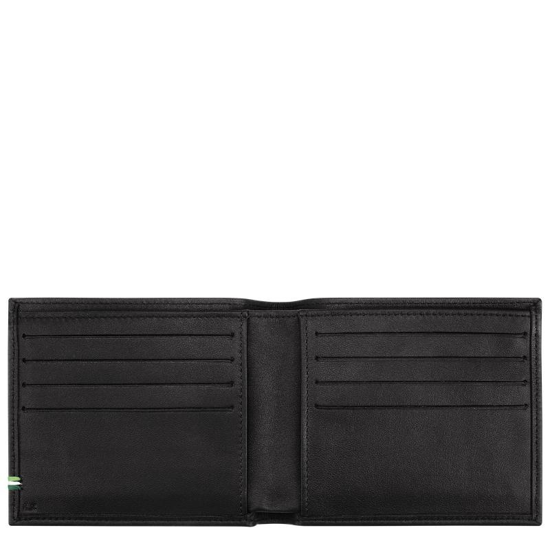 Longchamp sur Seine Men's Wallets Black | TQN-120875