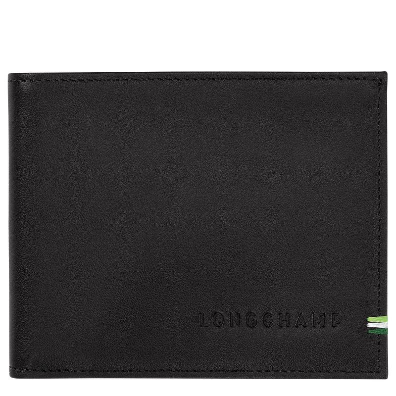 Longchamp sur Seine Men\'s Wallets Black | ZTN-875124