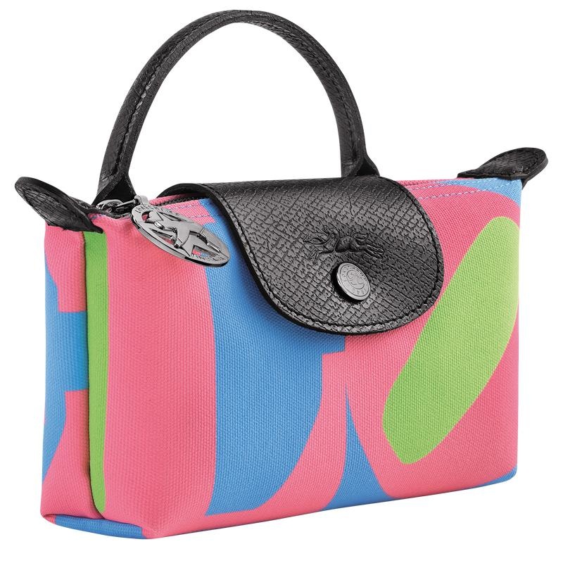 Longchamp x Robert Indiana Men's Pouches Pink | GYB-750493