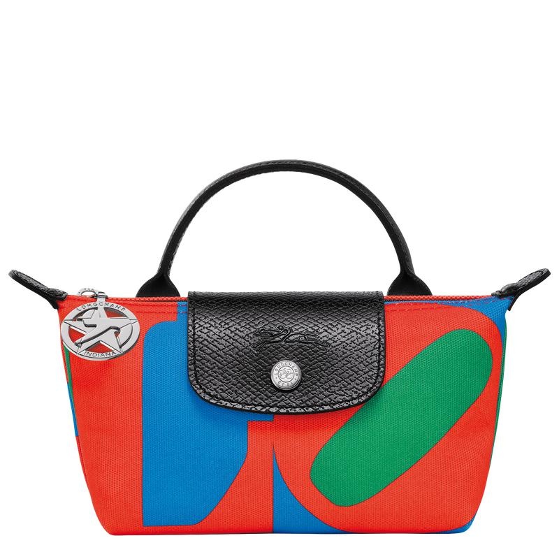 Longchamp x Robert Indiana Men\'s Pouches Red/Navy | WSO-947068