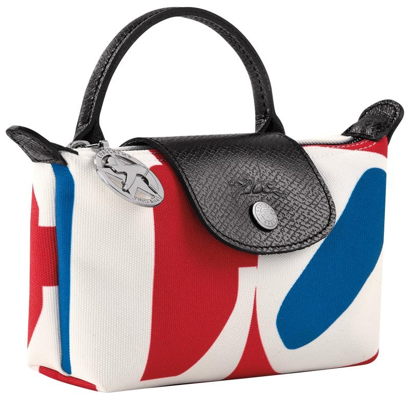 Longchamp x Robert Indiana Women's Pouches White | NPI-362450