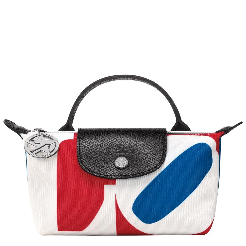 Longchamp x Robert Indiana Women\'s Pouches White | NPI-362450