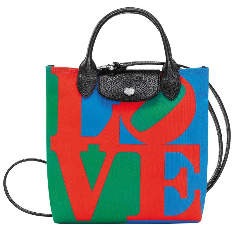 Longchamp x Robert Indiana XS Men\'s Crossbody Bags Red/Navy | TFM-934167