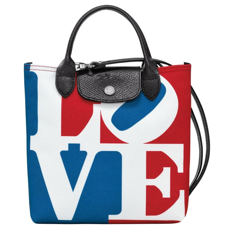 Longchamp x Robert Indiana XS Men\'s Crossbody Bags White | SBY-052796