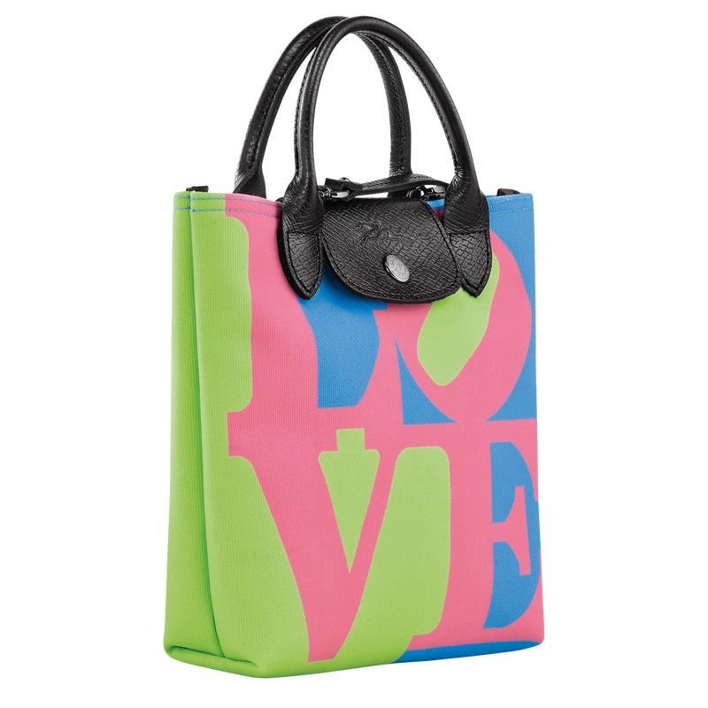 Longchamp x Robert Indiana XS Men's Crossbody Bags Pink | EPH-874930