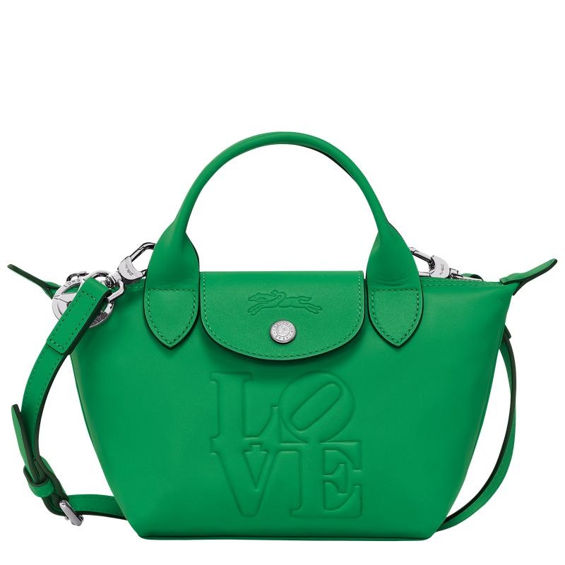 Longchamp x Robert Indiana XS Men\'s Handbags Green | FOI-201583